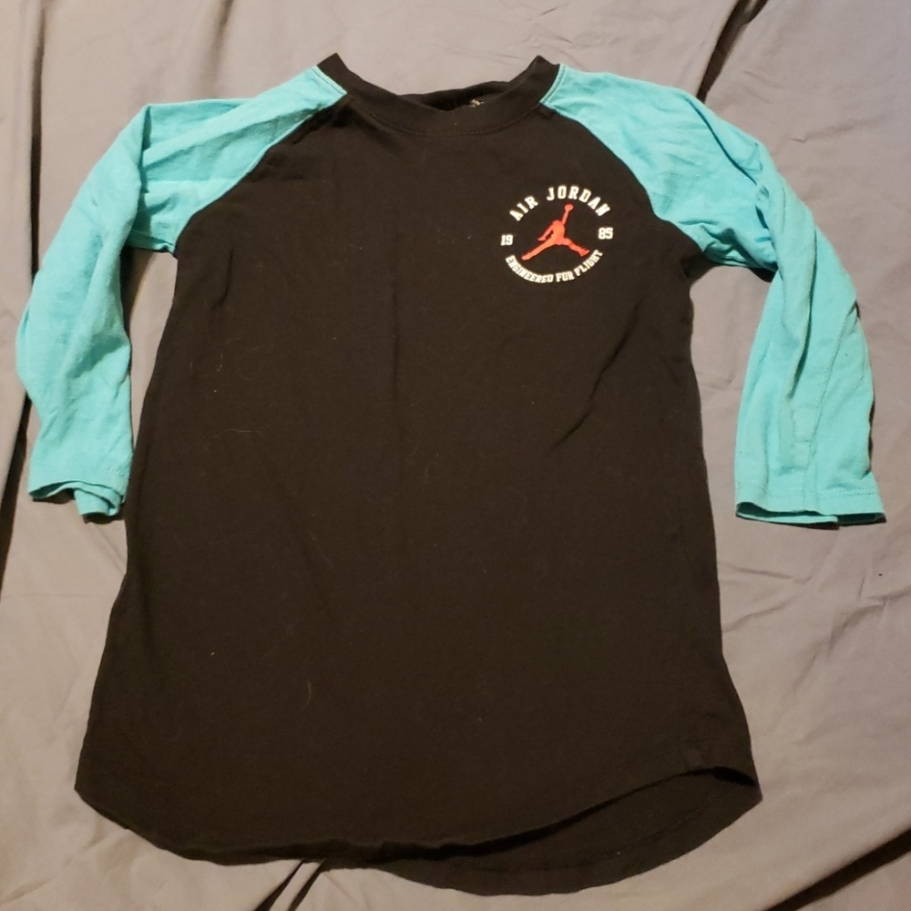 Boys Jordan baseball sleeve shirt size s